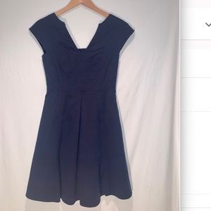 Nanette Lepore blue skater dress